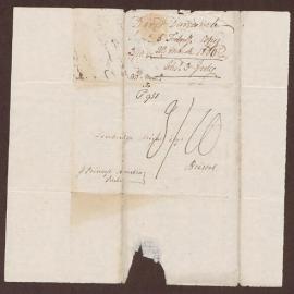 Letter to Lowbridge Bright, Bristol from D. Duncomb, St. Andrews, Jamaica