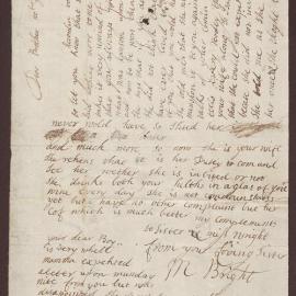 Letter to J. C. Pownall, Kingston, Jamaica from L. & R. Bright, Bristol
