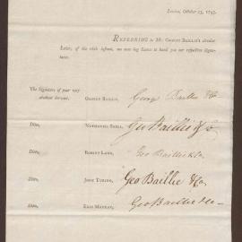 Letter to Bright Baillie & Bright