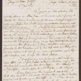 Letter to George Ames from R. Bright Bristol