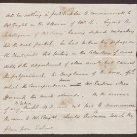 Memo from M[Deprae?]