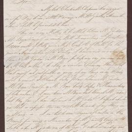 Letter to R. Bright from Walter Jacks