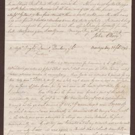 Letter to Bright Daniel Dauberry from John Perry Montego Bay Jamaica