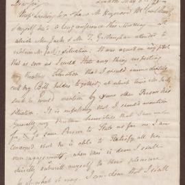 Letter to R. Bright from William Gordon