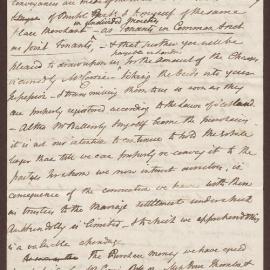 Letter to Alex. Baillie, Edinburgh from R. Bright, Bristol.