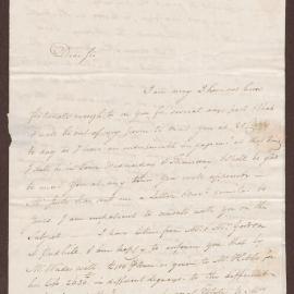 Letter to R. Bright from W. Battersby