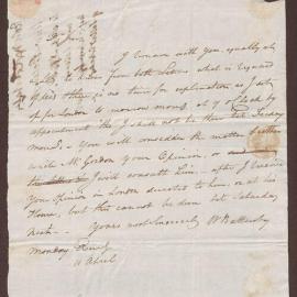 Letter to R. Bright from W. Battersby