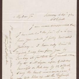Letter to R. Bright from W. Battersby