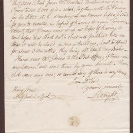 Letter to R. Bright from L. Bright