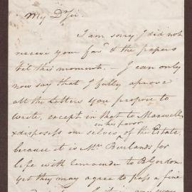 Letter to R. Bright from W. Battersby