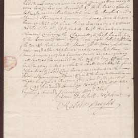 Letter to Henry Bright Esq., Queen Square, Bristol, from Robert Bright [nephew], Spithead