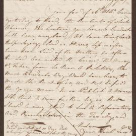 Copy of letter to Miss Clifton at Mrs. Hounshaw's, Cheap Street, Bath from Henry Bright, Bristol