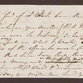 Note to Miss Clifton from Henry Bright