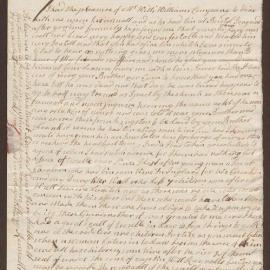Letter to Henry Bright, Merchant at Bristol from Mary Rennall, Spanish Town [Jamaica]
