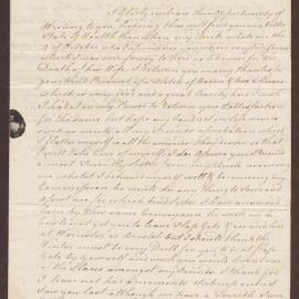 Letter to 'Mrs. [Mary] Bright [Grandmother] at Flapgate, Colwall near Ledbury, Herefordshire from Allan Bright, Gibraltar