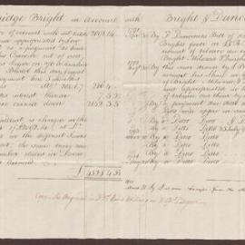 L. Bright's Accounts with Bright & Duncomb, 31 March 1801