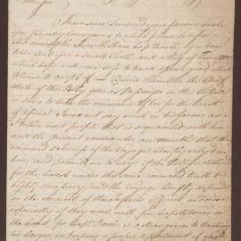 Letter to 'Hon. Sir' from Jeremiah Meyler, Kingston Jamaica.
