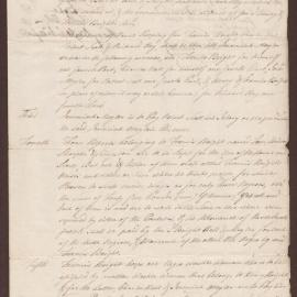 Outline of an Agreement between Henry Bright, Francis Bright, Charles Hall and Henry Bright for Jeremiah Meyler