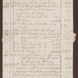 List of payments made by Richard Bright Esq. to Duncomb, Savage & Co.