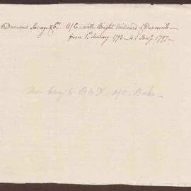 Duncomb & Savage account with Bright, Milward & Duncomb