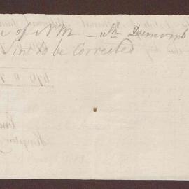 Estate of Nathaniel Milward in account with Duncomb & Saunders