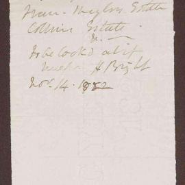 Note: 'Ma[r]y Meyler, Eliz