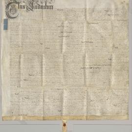 Indenture: Lease Surrender. Between Thomas Austen of Durham, in the County of [Middlesex], Robert Austen, also of Durham, William Williams and his wife, Katherine, of Haverfordwest, County of Pembroke, of the one part and Richard Mayler of Haverfordwest.