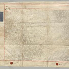 Release and Indemity [2 pages]. Between Mrs. Anna Burland and Robert Gordon Esq. to William Battersby and Richard Bright Esq.