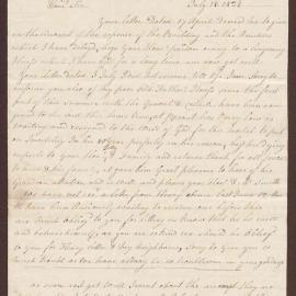 Letter to Richard Bright from John Child