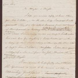 Letter from Mr Russell