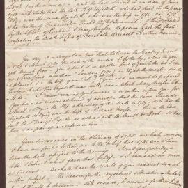 Letter to Benjamin Bright from H Palmer