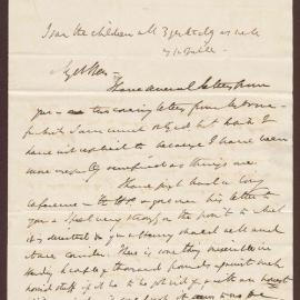 Letter to B. A[H?] Bright from Robert Bright