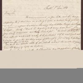 Letter to Benjamin Heywood Bright from Henry Palmer