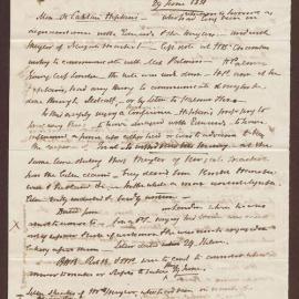 Memo of Captain Hopkins