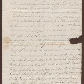 Letter to R. Bright from Wm Bright