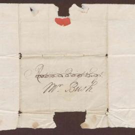 Letter cover Mr. Bush