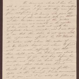 Letter to Richard Bright from Wm Hort