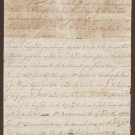 Letter to Henry Bright from Jeremiah Gawan