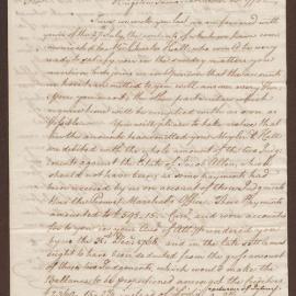 Letter to Henry Bright, Bristol, from Thomas Hibbert, Jamaica