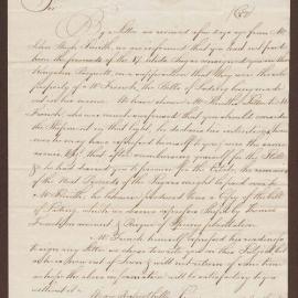 Letter & Copy. (i) Letter dated 11 May 1773, to Henry Bright, Bristol, from Thomas Hibbert.