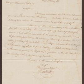 Letter to Messrs. Pownall + Caldwells, Kingston, [Jamaica], from E. Smith, West[morelan]d
