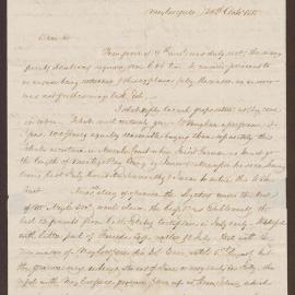 Letter to James C. Pownall, St. Andrew's from E. Smith, Meylersfield