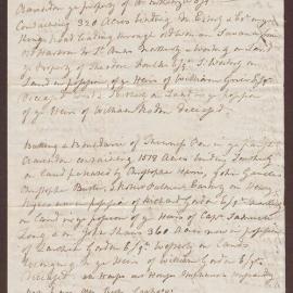 List. Re: Boundaries of Hickly Estate in the Parish of Clarendon the property of Arthur McKenzie and the names of 180 slaves belonging to him