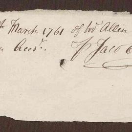 Account to Mr. Allen Bright from Jacob Riddle