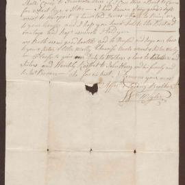 Letter to Thomas Lewis from Meyler [brother]