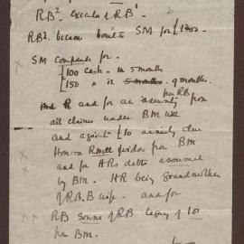 Note dated c.1800s, information content 1665