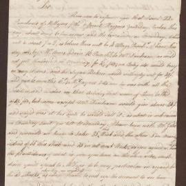 Letter to Henry Bright from Lowbridge Bright