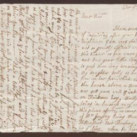 Letter to Mrs. Bright from D. Bright