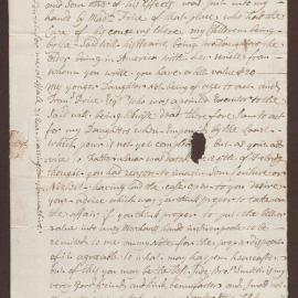 Letter to Henry Bright from Mary Smith