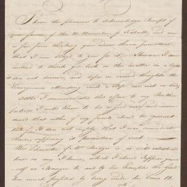 Letter to Henry Bright from Robert Whatley